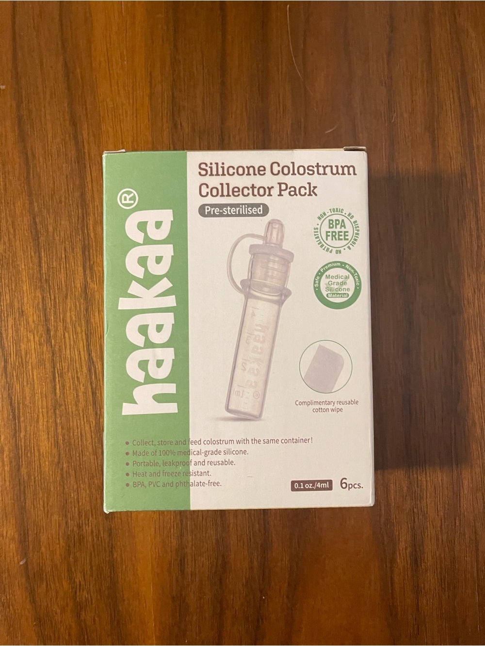 Haakaa Silicone Colostrum Collector Feeding Pack (6 collectors)